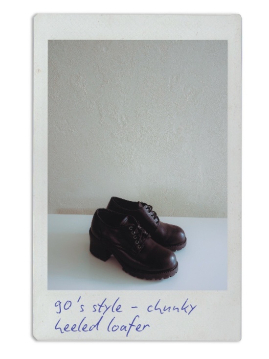 Aldo Shoes - vintage aldo chunky heeled loafers